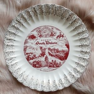VTG Scenic South Dakota Souvenir Decorative Plate
